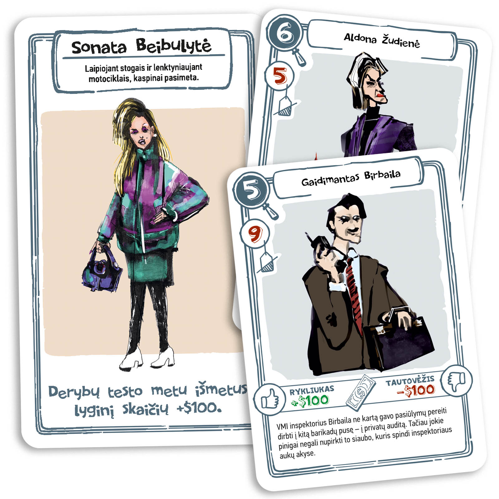 Stalo žaidimas „Perekupai“ - Image 6