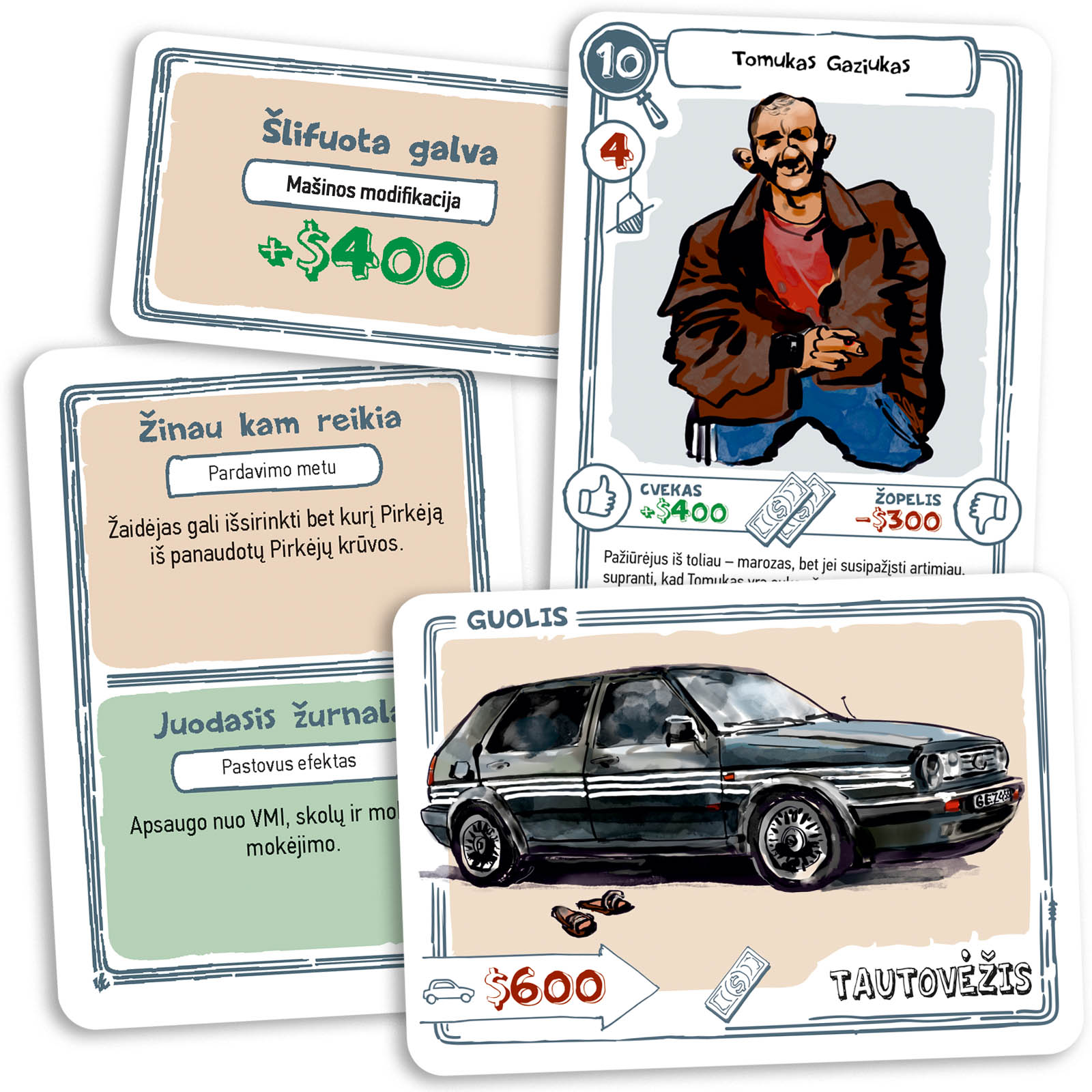 Stalo žaidimas „Perekupai“ - Image 5