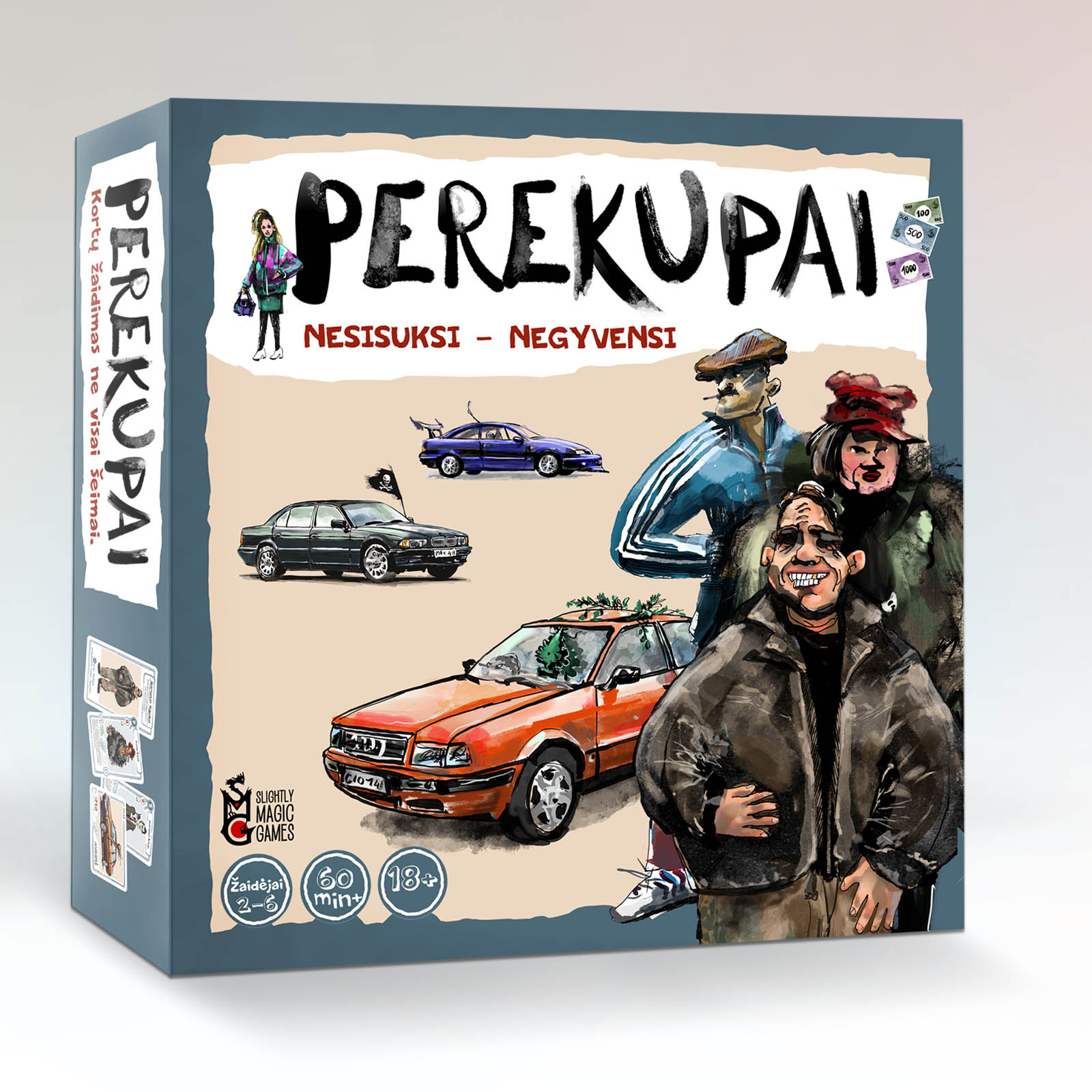 Stalo žaidimas „Perekupai“