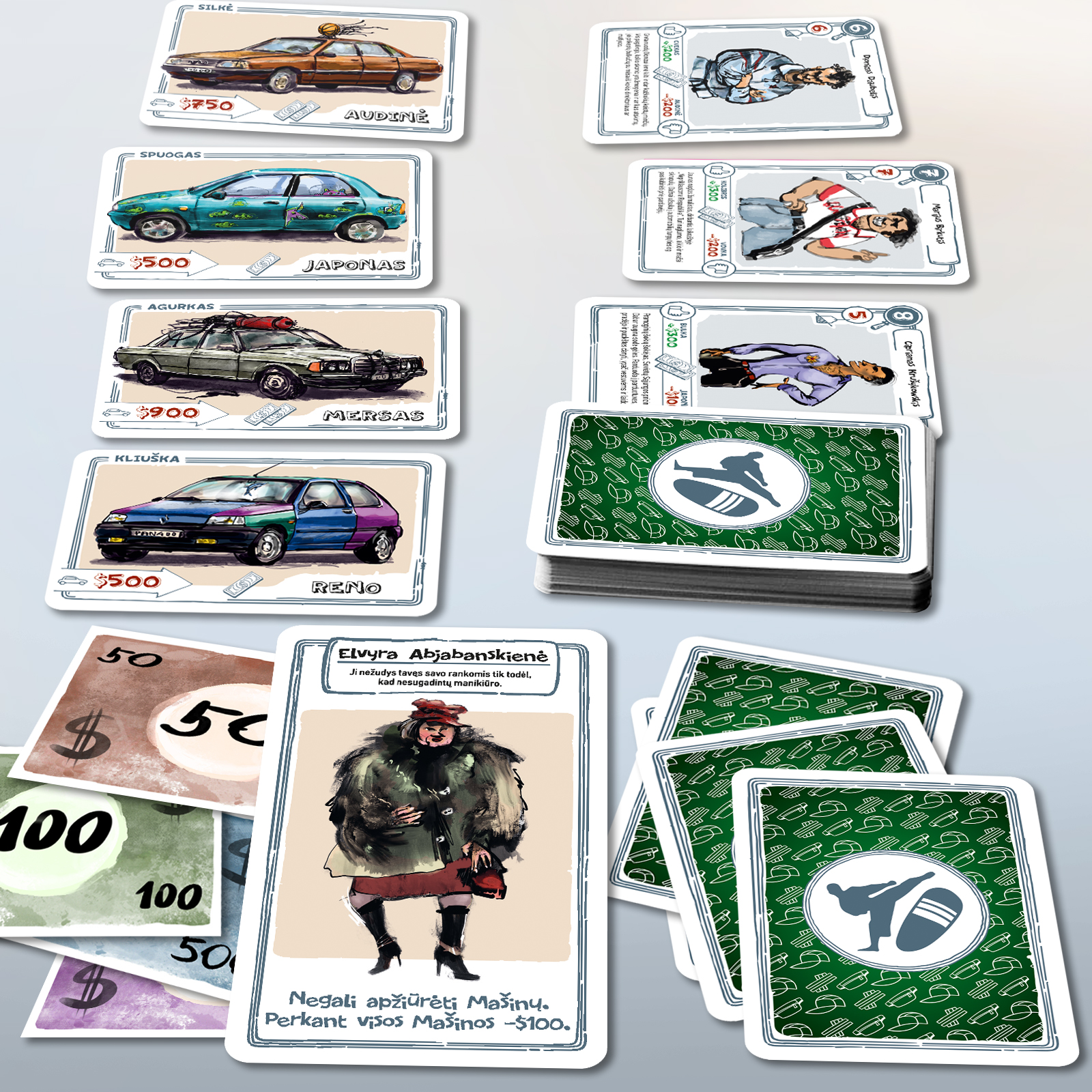 Stalo žaidimas „Perekupai“ - Image 4