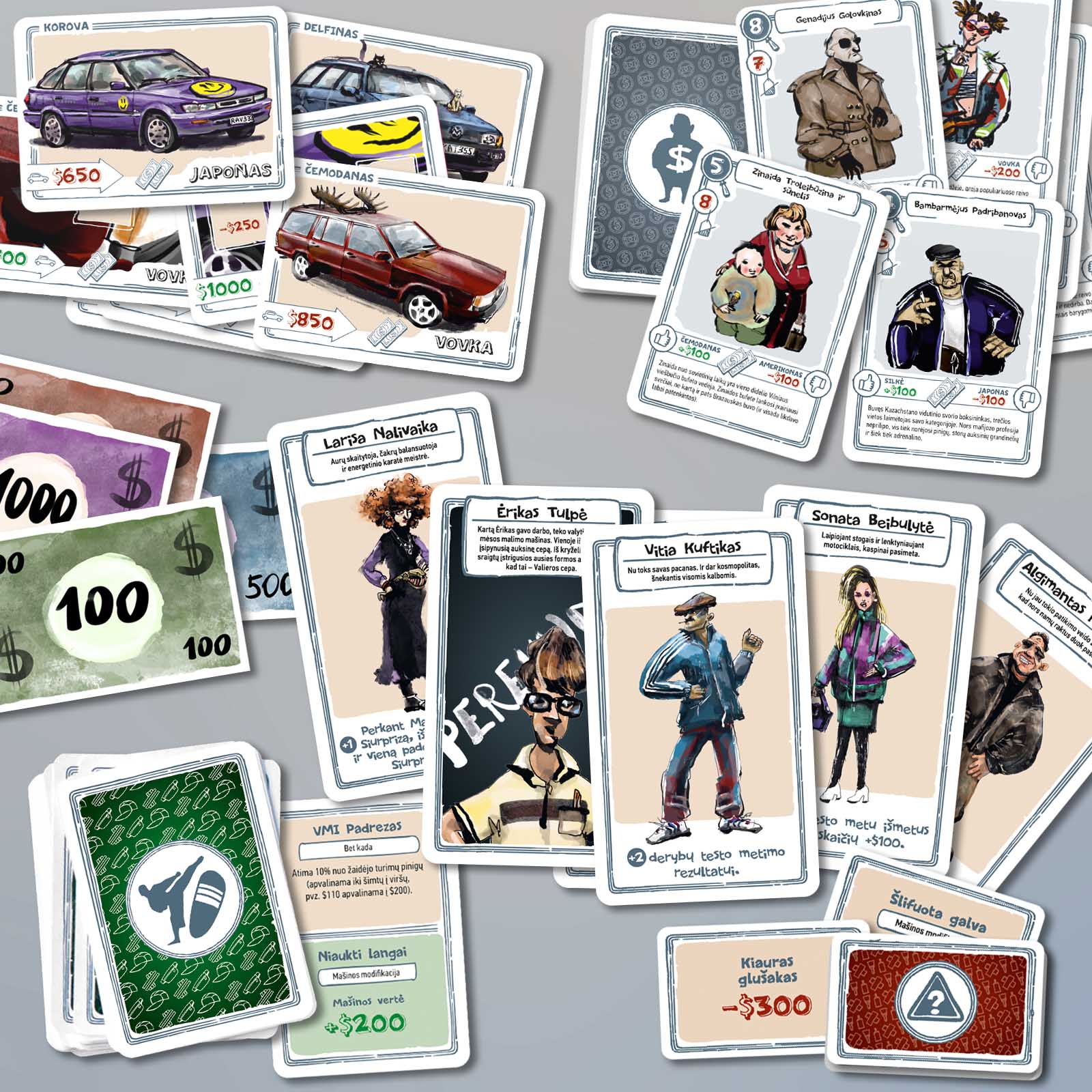 Stalo žaidimas „Perekupai“ - Image 3