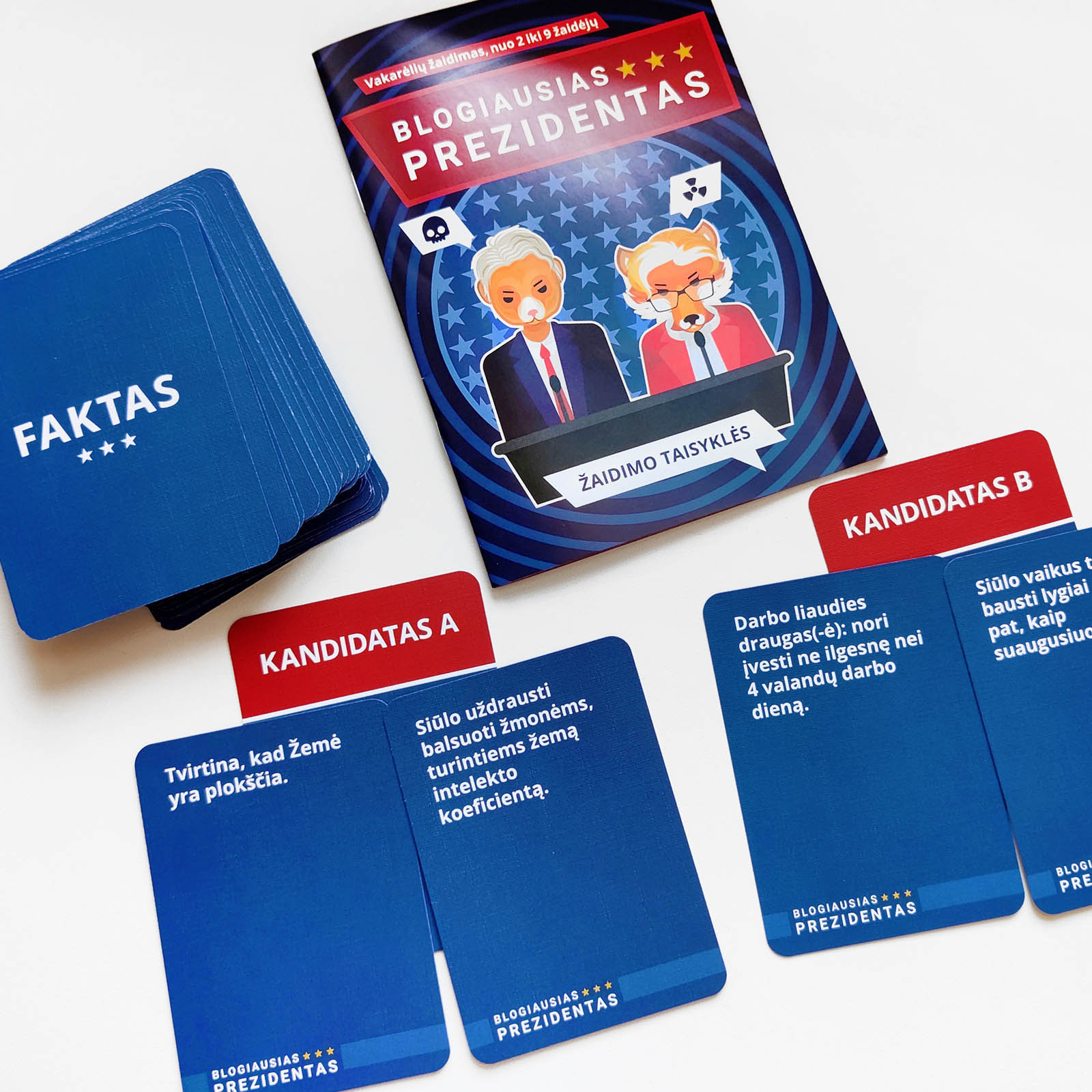 Stalo žaidimas „Blogiausias prezidentas“ - Image 5