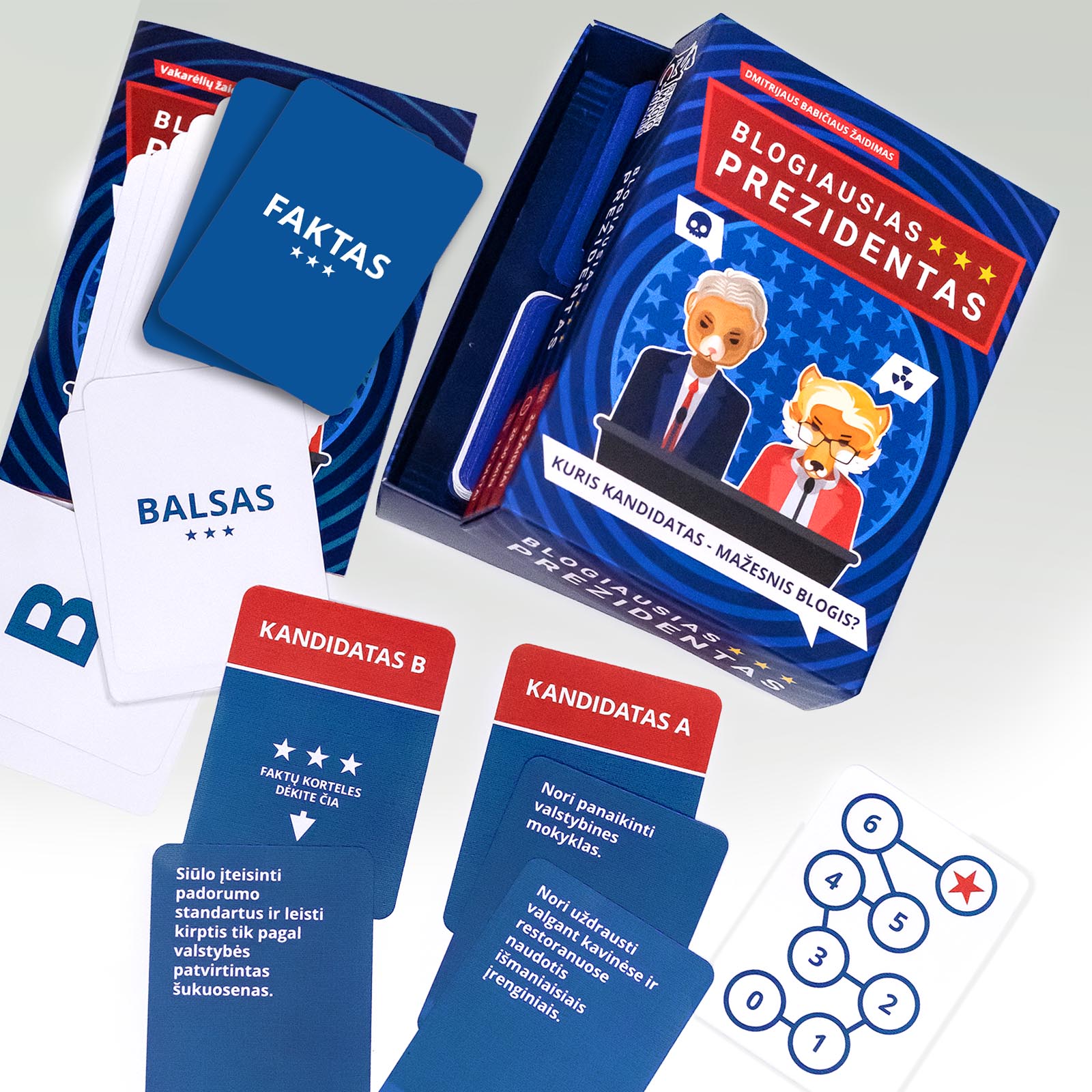 Stalo žaidimas „Blogiausias prezidentas“ - Image 4